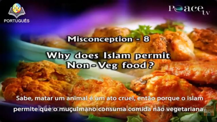 A permissão de se comer carne no Islam
